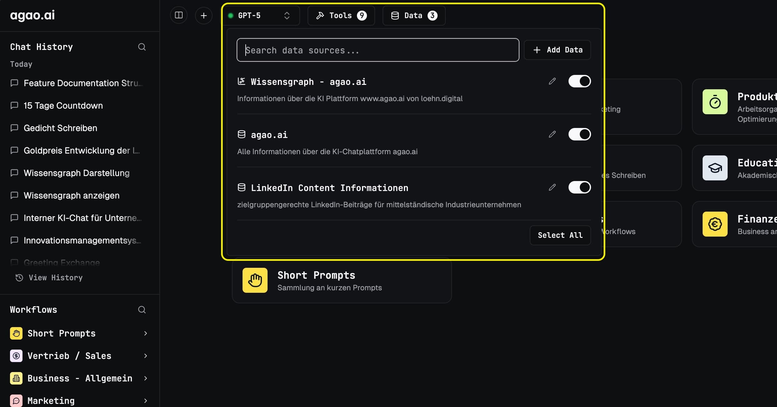 Data Store Select