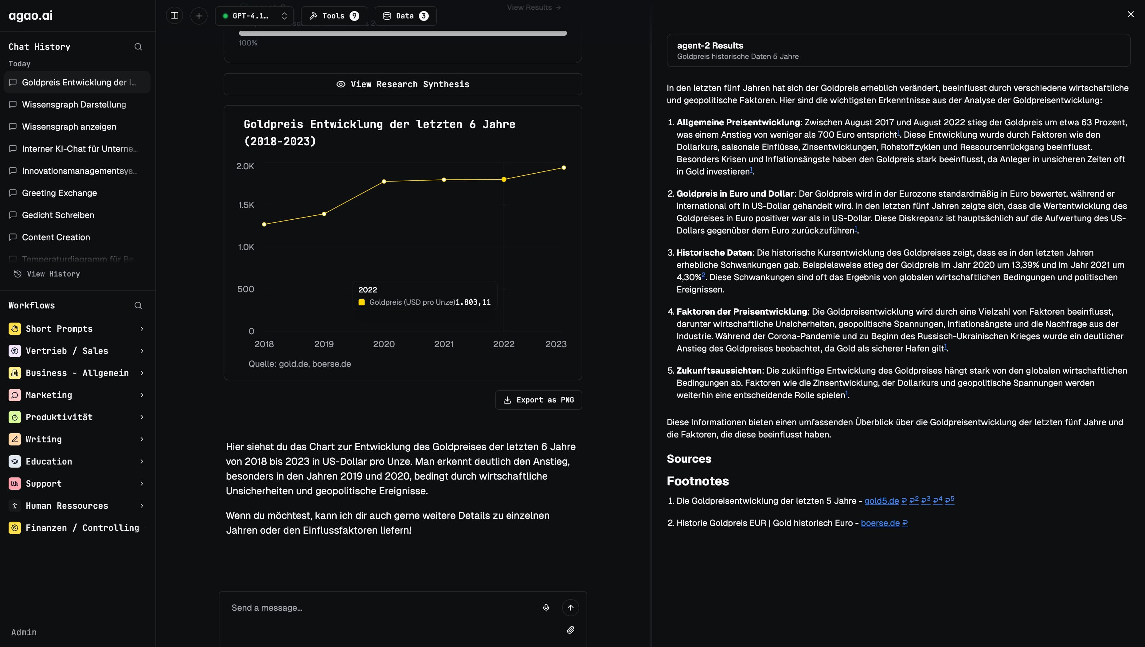 Generative UI Komponenten